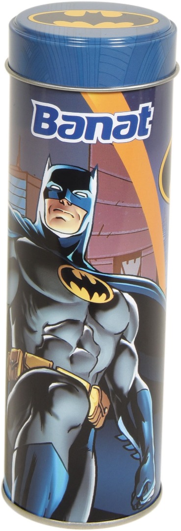 Banat – Batman - Dia.55x170 h. - Metal Box - Round - Stationery 